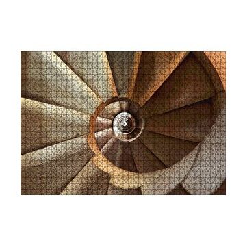 Cakapuzzle Sarmal Merdiven Üstten Görünüş 120 Parça Ahşap Puzzle