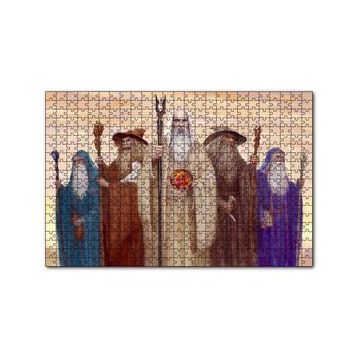 Cakapuzzle Saruman ve Kötü Büyücüler 120 Parça Ahşap Puzzle