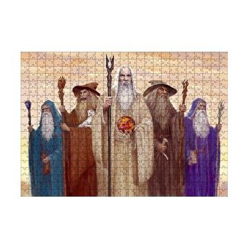 Cakapuzzle Saruman ve Kötü Büyücüler 120 Parça Ahşap Puzzle