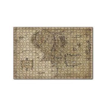 Cakapuzzle Sauron Gözünde Orta Dünya Haritası Mordor 120 Parça Ahşap Puzzle