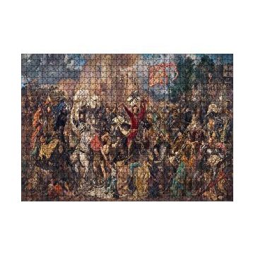 Cakapuzzle Savaş Sahnesi Karmaşa 120 Parça Ahşap Puzzle