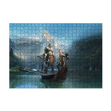 Cakapuzzle Savaş Tanrısı Görseli 120 Parça Ahşap Puzzle