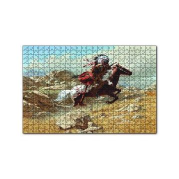 Cakapuzzle Savaşçı Kızılderili 120 Parça Ahşap Puzzle