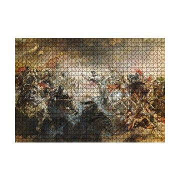 Cakapuzzle Savaşta Atlılar 120 Parça Ahşap Puzzle
