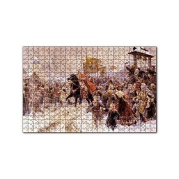 Cakapuzzle Savaştan Dönen Komutanın Şehre Girişi 120 Parça Ahşap Puzzle