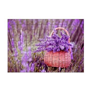 Cakapuzzle Sepette Lavantalar 120 Parça Ahşap Puzzle