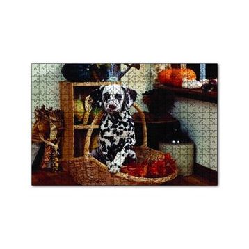 Cakapuzzle Sepetteki Dalmaçyalı 120 Parça Ahşap Puzzle