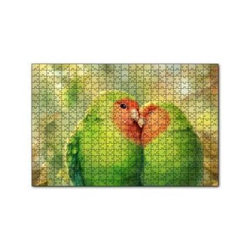 Cakapuzzle Sevda Kuşları 120 Parça Ahşap Puzzle