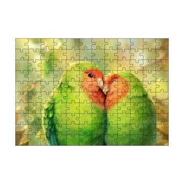 Cakapuzzle Sevda Kuşları 120 Parça Ahşap Puzzle