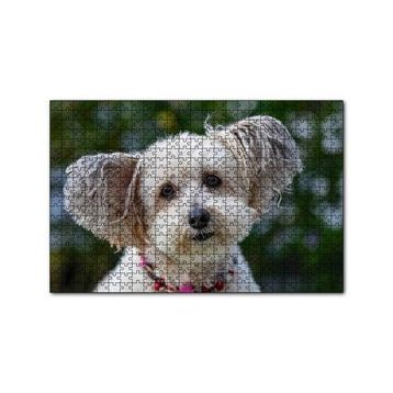 Cakapuzzle Sevimli Beyaz Terrier 120 Parça Ahşap Puzzle
