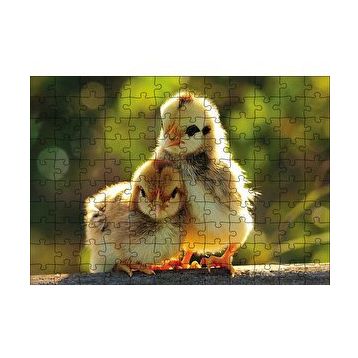 Cakapuzzle Sevimli Civcivler 120 Parça Ahşap Puzzle