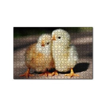 Cakapuzzle Sevimli İki Civciv 120 Parça Ahşap Puzzle