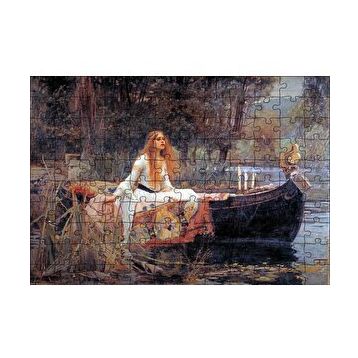 Cakapuzzle Shalott Leydisi John William Waterhouse 120 Parça Ahşap Puzzle