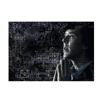 Cakapuzzle Sherlock Benedict Cumberbatch ve Formüller 120 Parça Ahşap Puzzle
