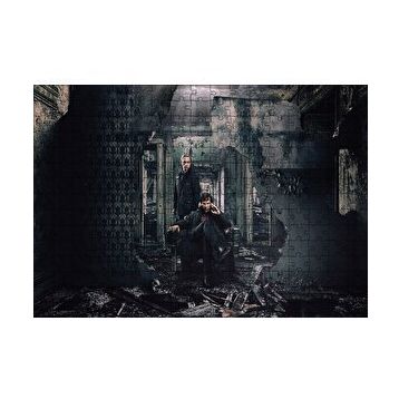 Cakapuzzle Sherlock ve Watson Yıkıntılar Arasında 120 Parça Ahşap Puzzle