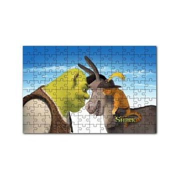 Cakapuzzle Shrek Sonsuza Kadar Shrek Eşek Shrek 120 Parça Ahşap Puzzle