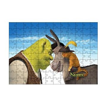Cakapuzzle Shrek Sonsuza Kadar Shrek Eşek Shrek 120 Parça Ahşap Puzzle