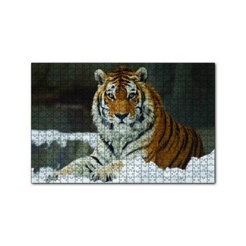 Cakapuzzle Sibirya Kaplanı 120 Parça Ahşap Puzzle
