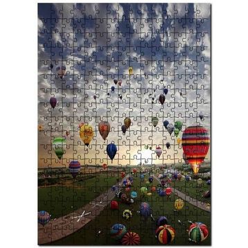 Cakapuzzle Sıcak Hava Balonu Festivali Görseli Mdf 500 Parça Puzzle