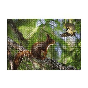 Cakapuzzle Sincap Kuş Muhabbeti 120 Parça Ahşap Puzzle