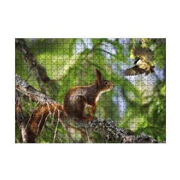 Cakapuzzle Sincap Kuş Muhabbeti 120 Parça Ahşap Puzzle