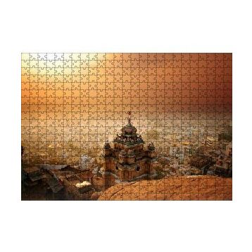 Cakapuzzle Sisler İçindeki Hindistan 120 Parça Ahşap Puzzle