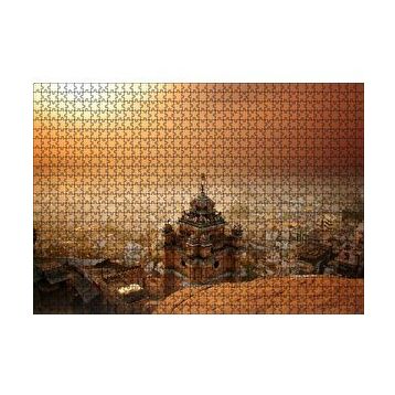Cakapuzzle Sisler İçindeki Hindistan 120 Parça Ahşap Puzzle