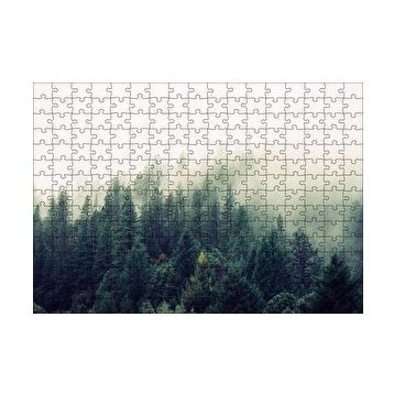Cakapuzzle Sisler İçindeki Yemyeşil Orman 120 Parça Ahşap Puzzle