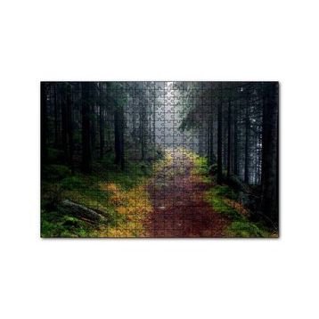 Cakapuzzle Sisli Ormandaki Patika 120 Parça Ahşap Puzzle