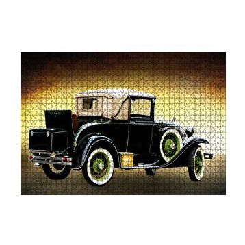 Cakapuzzle Siyah Antika Araba 120 Parça Ahşap Puzzle