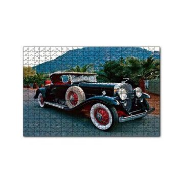 Cakapuzzle Siyah Cadillac Antika Araba 120 Parça Ahşap Puzzle