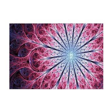 Cakapuzzle Siyah Ve Gri Mandala Desen Görseli 120 Parça Ahşap Puzzle