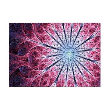Cakapuzzle Siyah Ve Gri Mandala Desen Görseli 120 Parça Ahşap Puzzle