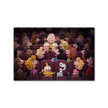 Cakapuzzle Snoopy ve Arkadaşları Sinemada 120 Parça Ahşap Puzzle