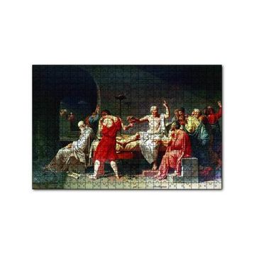 Cakapuzzle Sokrates ve Baldıran Zehiri 120 Parça Ahşap Puzzle