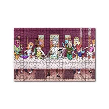 Cakapuzzle Son Akşam Rick Ve Morty Görseli 120 Parça Ahşap Puzzle
