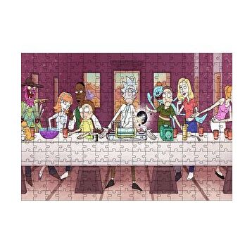Cakapuzzle Son Akşam Rick Ve Morty Görseli 120 Parça Ahşap Puzzle