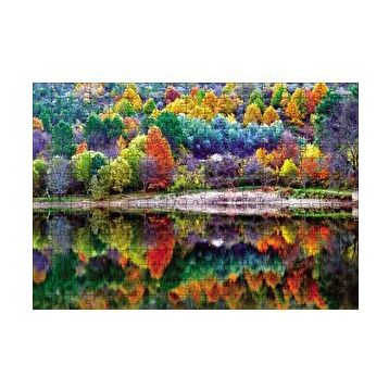 Cakapuzzle Sonbahar Doğa Renkleri 120 Parça Ahşap Puzzle