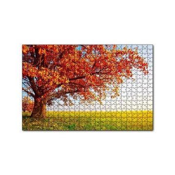 Cakapuzzle Sonbahar Renklerinde İhtiyar Ağaç 120 Parça Ahşap Puzzle