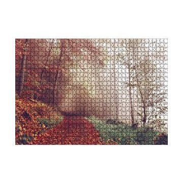 Cakapuzzle Sonbaharda Orman Patikası 120 Parça Ahşap Puzzle