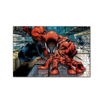 Cakapuzzle Spider Man Gökdelen Tırmanışı 120 Parça Ahşap Puzzle