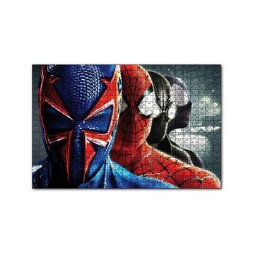 Cakapuzzle Spider Man Tüm Kostümleri 120 Parça Ahşap Puzzle