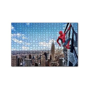 Cakapuzzle Spiderman Eve Dönüş Binaya Asılı 120 Parça Ahşap Puzzle