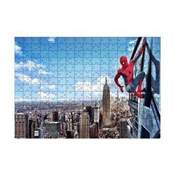 Cakapuzzle Spiderman Eve Dönüş Binaya Asılı 120 Parça Ahşap Puzzle