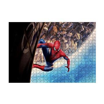 Cakapuzzle Spiderman Hayata Tutunmak 120 Parça Ahşap Puzzle