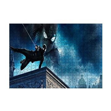 Cakapuzzle Spiderman Siyah Kıyafet 120 Parça Ahşap Puzzle