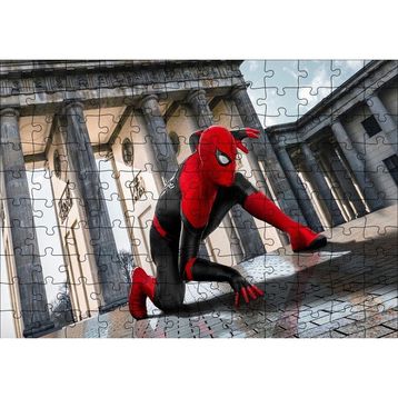 Cakapuzzle Spiderman Sütunlar Arasında Mdf 120 Parça Puzzle