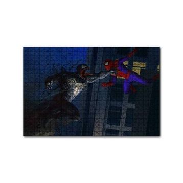 Cakapuzzle Spiderman vs Venom Artwork Puzzle