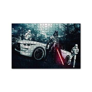 Cakapuzzle Sprint Football Star Wars Otomobil 120 Parça Ahşap Puzzle