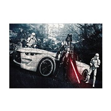 Cakapuzzle Sprint Football Star Wars Otomobil 120 Parça Ahşap Puzzle